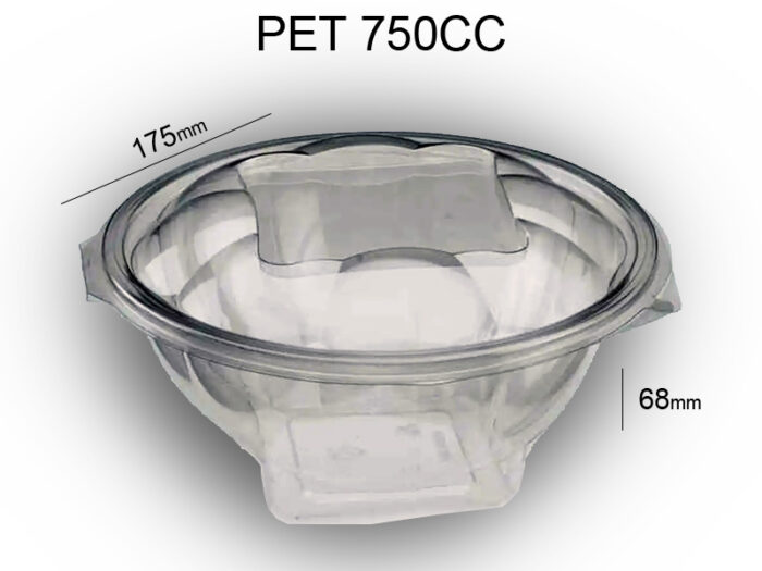 Vaschetta PET rotonda 750cc